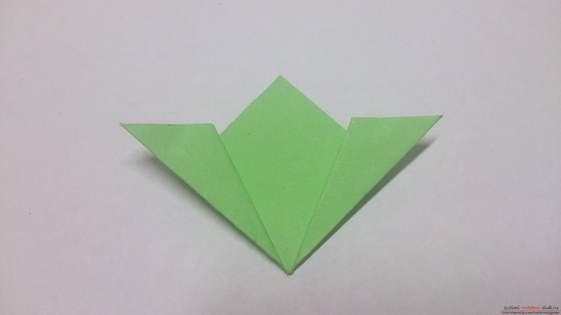 Как сделать шар из бумаги покажет наш мастер-класс с фото, в котором используется техника оригами из модулей - кусудама.. Фото №7